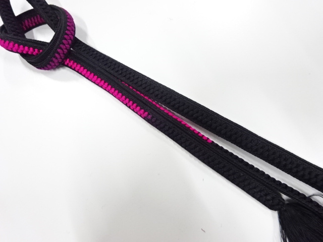 正絹　手組帯締め